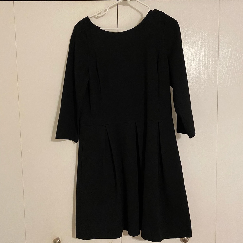 Banana republic black 3/4 length sleeve dress